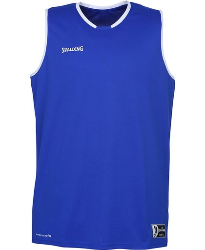 Spalding Move Tanktop Heren  Basketbalshirt - Maat S  - Mannen - blauw/wit