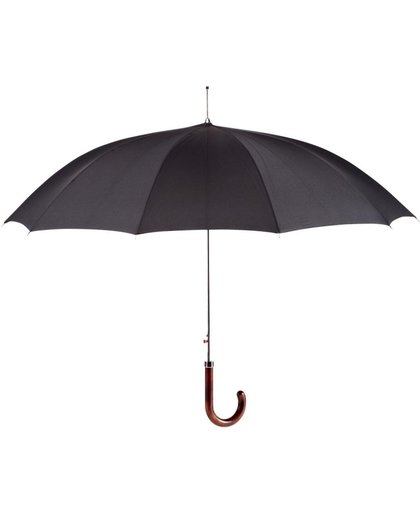 Knirps Long AC Staal paraplu zwart