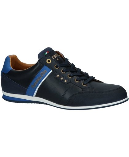 Pantofola d'Oro - Roma Low - Casual schoen veter - Heren - Maat 45 - Blauw;Blauwe - 29Y -Dress Blues