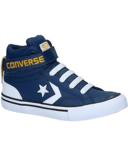 Converse - Pro Blaze Strap Hi - Skate hoog - Jongens - Maat 37 - Blauw;Blauwe - Navy/white/mineral yellow
