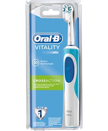 Voordeelpakket 2 x Oral-B Vitality CrossAction Blauw, Wit