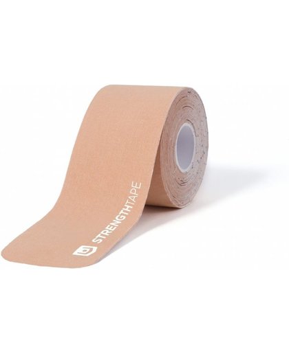 Ironman Strengthtape kinesiologie tape - kleur beige - lengte 5m - niet voorgesneden