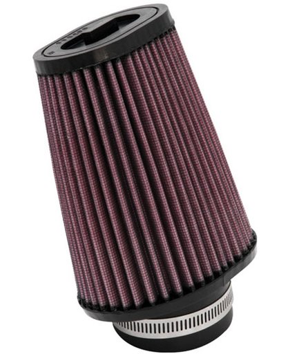 K&N universeel ovaal/conisch filter 62mm 20 graden aansluiting, 114mm x 95mm Bodem, 89mm x 64mm Top, 152mm Hoogte (SN-2550)