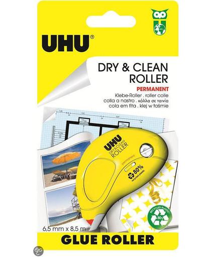 UHU Universele lijm Dry & Clean Permanente Lijmroller 8,5m (3 stuks voordeel)
