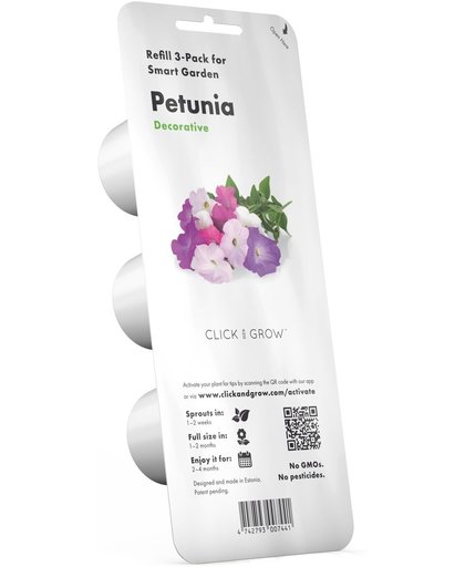 Petunia Refill 3-Pack (voor Click and Grow Smart Garden toestellen)