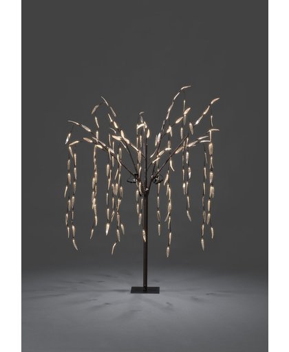 Konstsmide Kerstverlichting buiten - Lichttak treurwilg bruin LED 180 lampjes - 130 centimeter - Warm wit