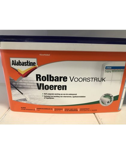Alabastine Rolbare Voorstrijk Vloeren - transparant- 2,5L