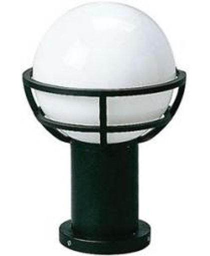 Albert 660520 Staande tuinlamp met glazenbol 40cm E27 Zwart Aluminium