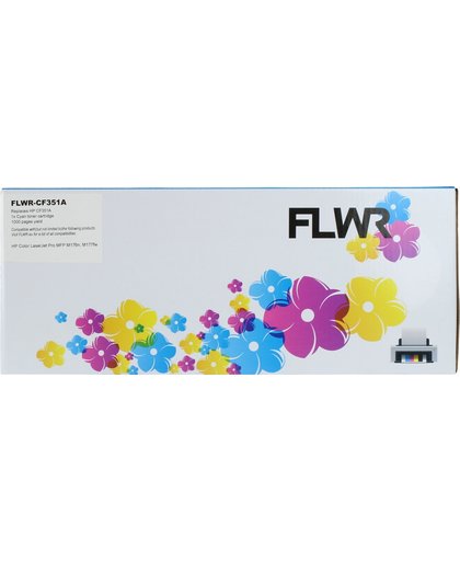 FLWR - Toner / 130A / Cyaan - geschikt voor HP