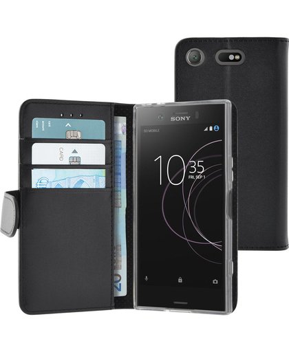 Azuri Wallet Magneet Sony Xperia XZ1 Compact Book Case Zwart
