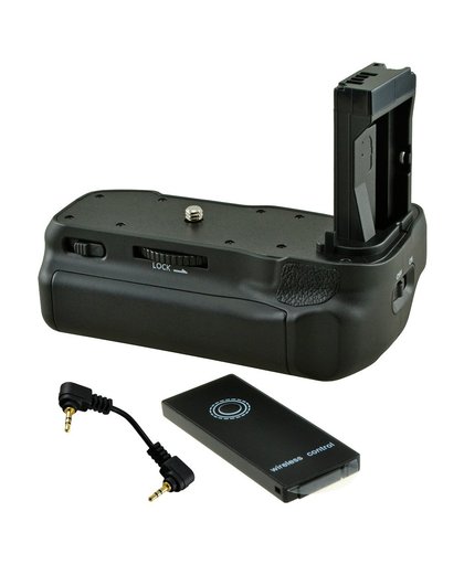 Jupio Battery Grip voor Canon EOS 77D, 800D en 9000D + Cable