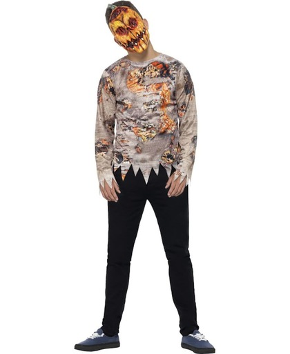 Giftige Pompoen Kostuum Oranje - Halloween verkleedkleding -  XS