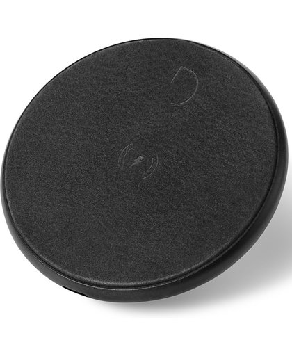 Decoded Leather Wireless Fast Charger Zwart