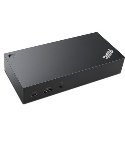 Lenovo 40A90090EU notebook dock & poortreplicator USB 3.0 (3.1 Gen 1) Type-C Zwart