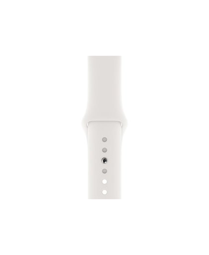 Apple Watch 40 mm Siliconen Horlogeband Sport Wit