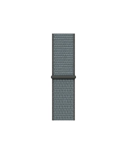 Apple Watch 44mm Nylon Sport Loop Horlogeband Stormgrijs