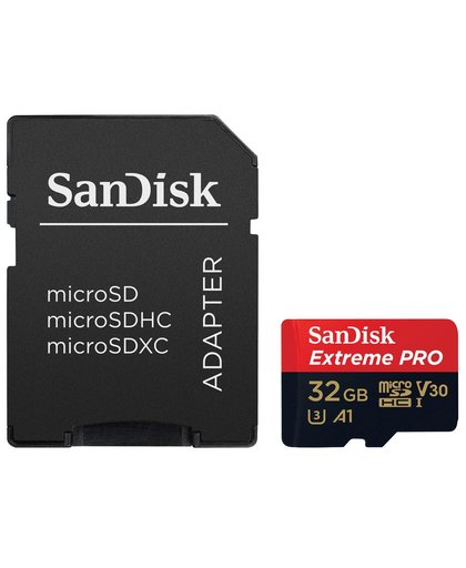 SanDisk microSDHC Extreme Pro 32GB 100MB/s A1 U3 + SD adapter
