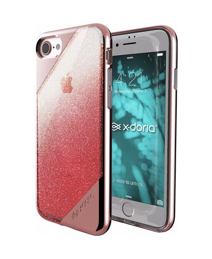 X-Doria Revel Lux Glitter Apple iPhone 7/8 Back Cover Rose Gold