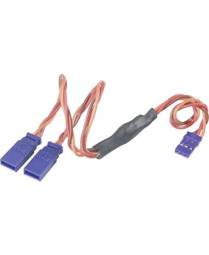 Servo Y-kabel [2x JR-stekker - 1x JR-bus] 300 mm 0.35 mmÂ² Modelcraft