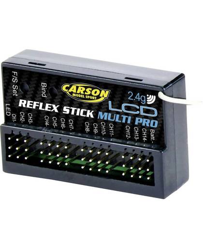 14-kanaals ontvanger Carson Modellsport Reflex Stick Multi Pro LCD 2,4 GHz