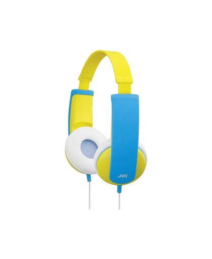 JVC HA-KD5-Y-E Kinder Koptelefoon On Ear Volumebegrenzing, Lichtgewicht Geel, Blauw