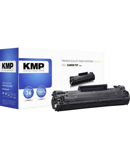 KMP Tonercassette vervangt Canon 737 Compatibel Zwart 3000 bladzijden C-T38