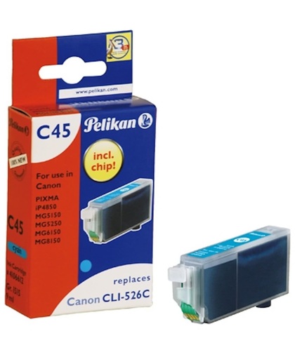 Pelikan C45 Cyaan inktcartridge
