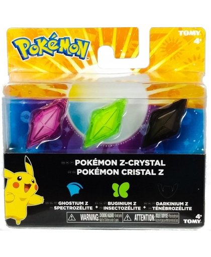 Pokemon Z-Crystal 3-Pack (Ghostium Z, Bugnium Z, Darknium Z)