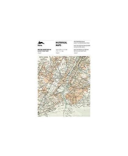 Historical Maps. Writing Paper Pad A4, Roojen, Pepin van, Paperback