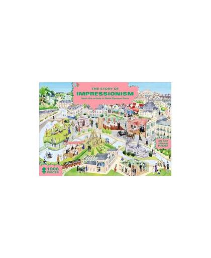 The Story of Impressionism (In 1000 Jigsaw Pieces). 1000-Piece Art History Jigsaw Puzzle, Paperback