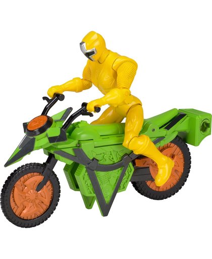 Voertuig Moto Power Ranger Ninja Steel Gele Ranger