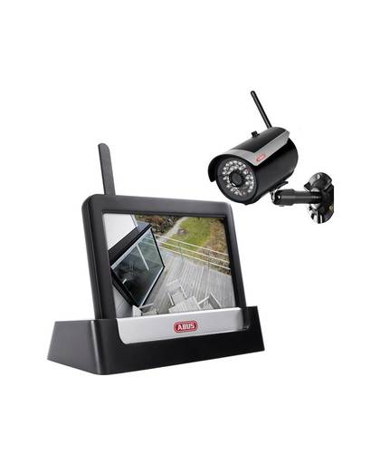 ABUS TVAC16001A Bewakingscamera-set Radiografisch 4-kanaals Met 1 camera 640 x 480 pix 2.4 GHz