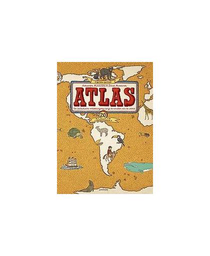 Atlas (Luxe editie). een fantastische ontdekkingsreis langs de schatten van de wereld, Mizielinski, Daniel, Hardcover