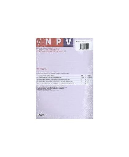 VNPV: Zelfscorende formulieren (25). verkorte Nederlandse Persoonlijkheidsvragenlijst, Barelds, Dick P.H., Losbladig