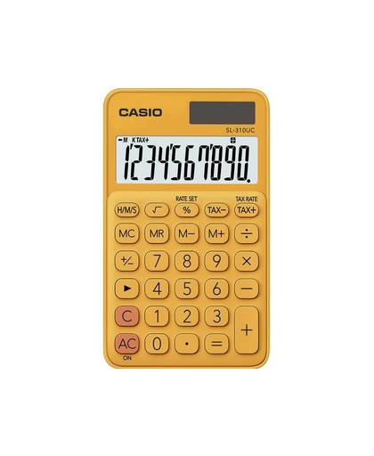 Casio SL-310UC-RG calculator Pocket Basisrekenmachine Oranje