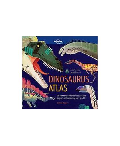 Dinosaurusatlas. vol verbazingwekkende feiten, uitklappagina's en fossielen op ware grootte, Rooney, Anne, Hardcover