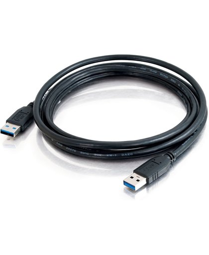 C2G 1m USB 3.0 USB-kabel Mannelijk Zwart