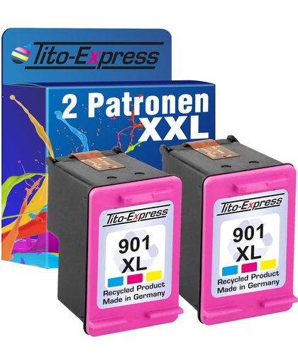 Tito-Express PlatinumSerie PlatinumSerie® 2 Cartridge/Patroon voor HP 901 XL Kleur