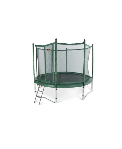 Avyna trampoline PRO-LINE 12 + net boven + ladder - groen
