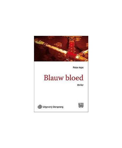 Blauw bloed. grote letter uitgave, Pieter Aspe, Paperback