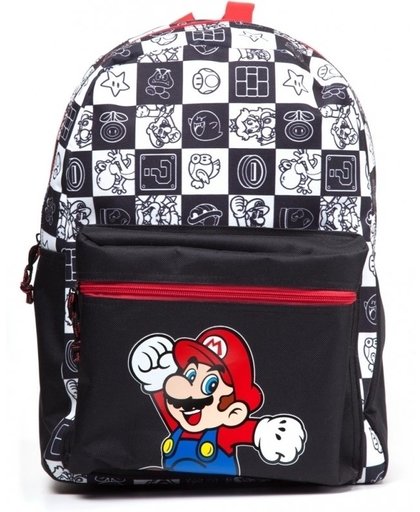 Nintendo - Jumping Mario Black Backpack