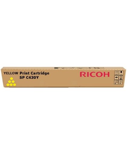 Ricoh SPC430 Yellow Toner 24000pagina's Geel