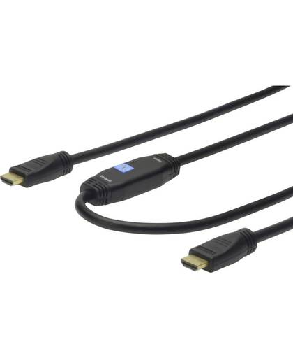 Digitus HDMI Aansluitkabel [1x HDMI-stekker - 1x HDMI-stekker] 10 m Zwart