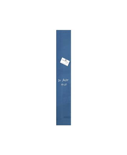 Sigel Glas-magneetbord artverumÂ® (b x h x d) 120 x 780 x 15 mm Petrol-blauw GL250