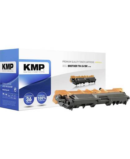 KMP Tonercassette vervangt Brother TN-241BK, TN241BK Compatibel Zwart 2500 bladzijden B-T48