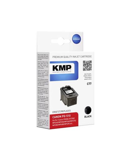 KMP Inkt vervangt Canon PG-510 Compatibel Zwart C77 1511,4001