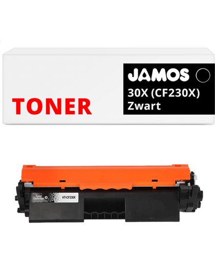 JAMOS - Tonercartridge / Alternatief voor de HP 30X Zwart (CF230X)