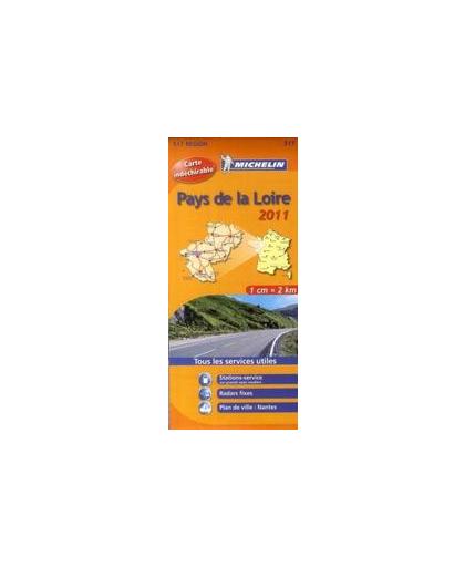 Michelin 517 Pays de la Loire 2011. Regionale kaarten Michelin, onb.uitv.