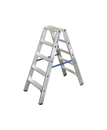 Krause 124739 Aluminium Ladder Werkhoogte (max.): 2.70 m Zilver 6.7 kg