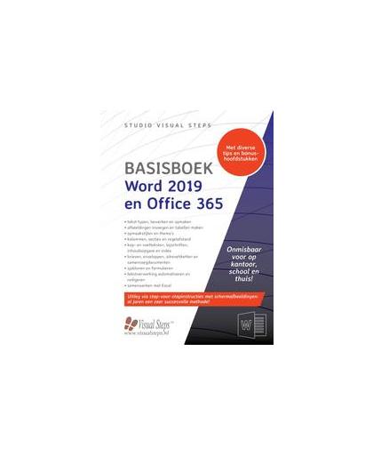 Basisboek Word 2019 en Office 365. Studio Visual Steps, Paperback